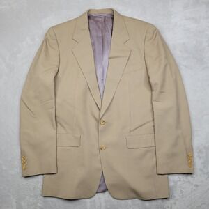 Hickey Freeman Suit Men 40 Long Wool Jacket Sport Coat Blazer Boardroom Union US